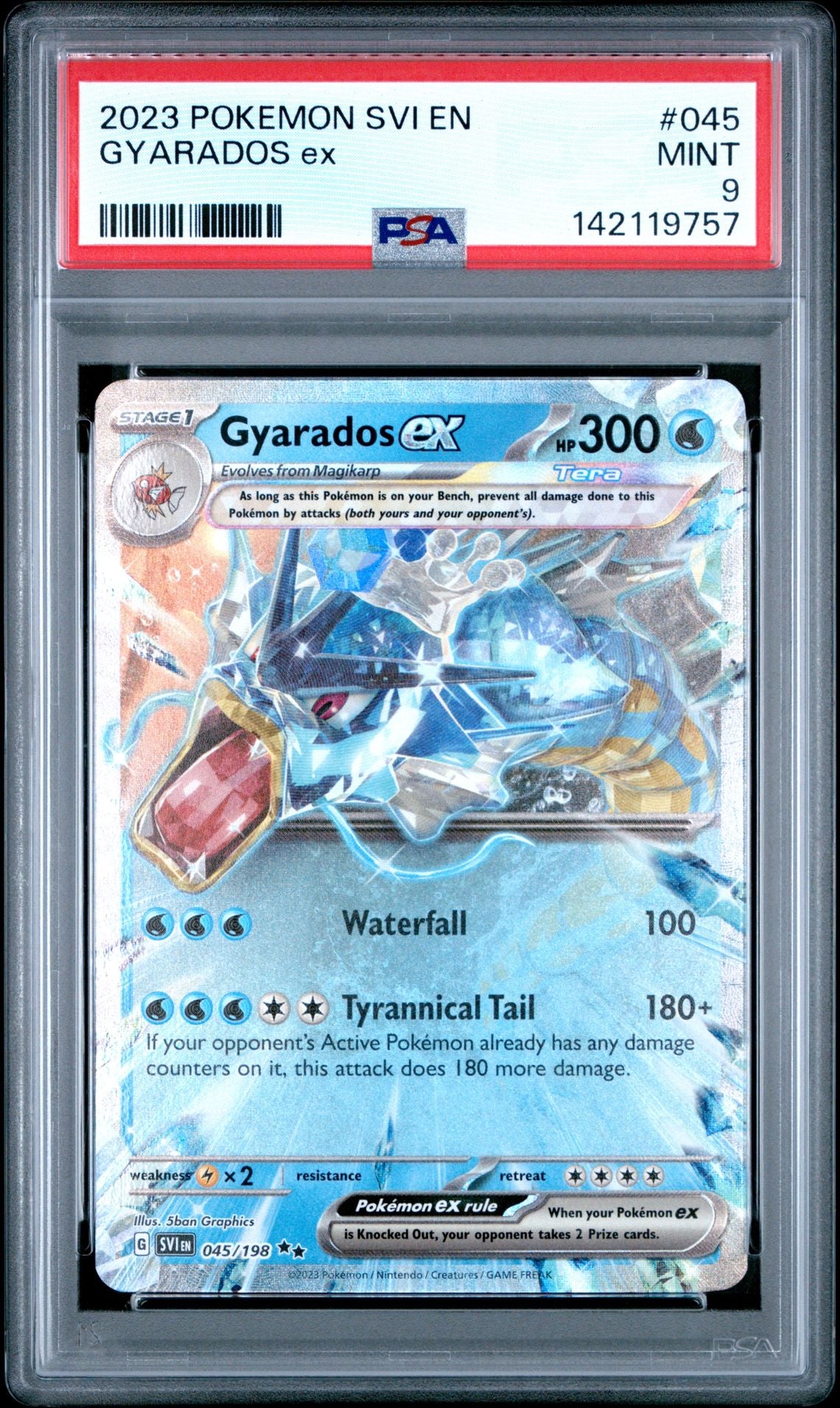 2023 POKEMON SVI EN-SCARLET & VIOLET 045 GYARADOS EX